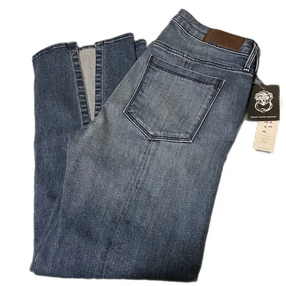 NWT $189 PARKER SMITH | Whiskered Faded Split Calf Jeans - Picture 15 of 16